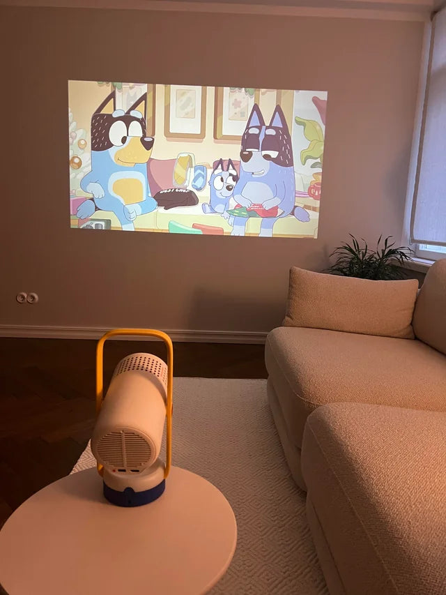Portable Smart Projector for Movie Nights, Gaming & Travel